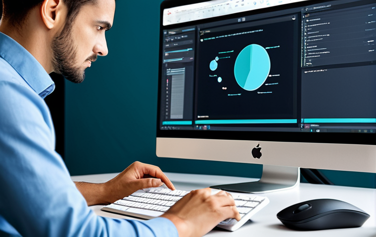 A focused professional graphic designer, fully clothed in a modest business casual shirt, deeply engaged in designing a mobile application user interface (UI/UX) on a large monitor in a modern, clean design studio. The screen displays intricate app layouts and subtle microinteractions, emphasizing the depth of a specific niche. The designer's hands are naturally positioned on a keyboard and mouse, showing meticulous attention to detail. Soft, ambient lighting highlights the professional workspace. Perfect anatomy, correct proportions, natural pose, well-formed hands, proper finger count, natural body proportions, professional photography, high quality, safe for work, appropriate content, fully clothed, professional, family-friendly.