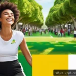 Home 19 시각디자인 학습 중점과목 - A vibrant Brazilian marketing campaign scene showcasing harmonious color palettes of bright yellow a...